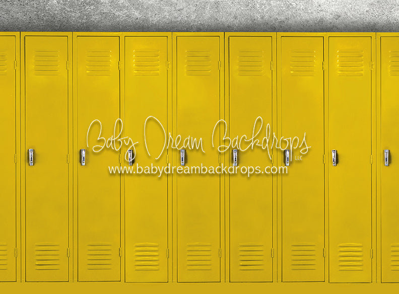 Locker Row Yellow