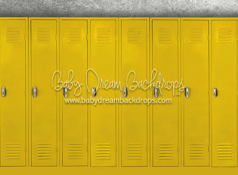 Locker Row Yellow