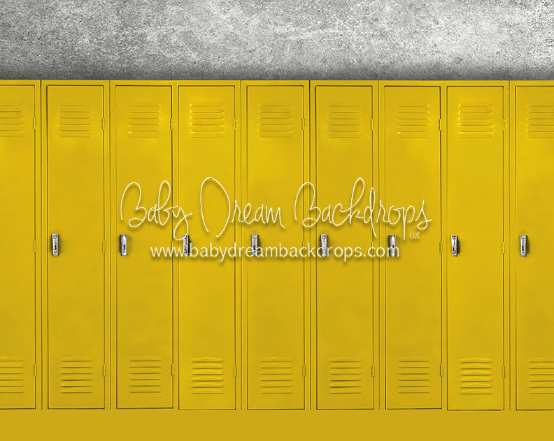 Locker Row Yellow