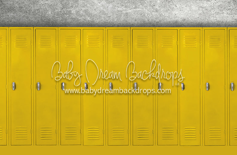Locker Row Yellow