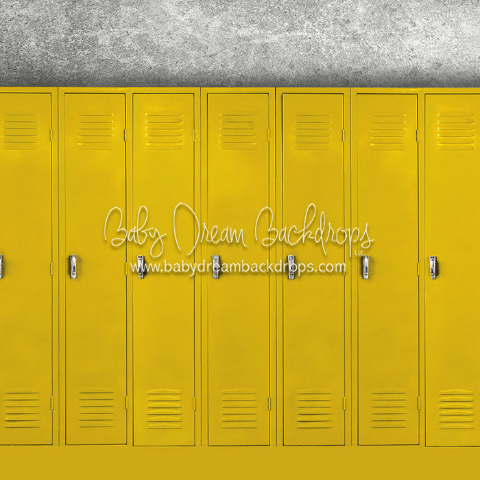 Locker Row Yellow