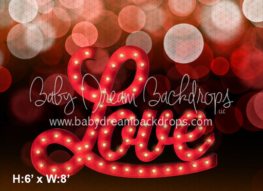 Love Me in a Bubble Red