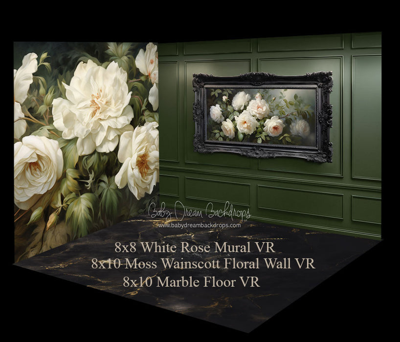 Moss Dark Marble Room