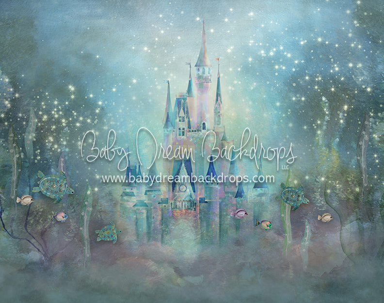 X Drop magic in the sea lightened