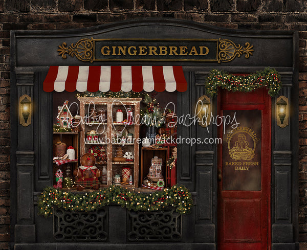 Magical Main Street Gingerbread (Large Door) – Baby Dream Backdrops