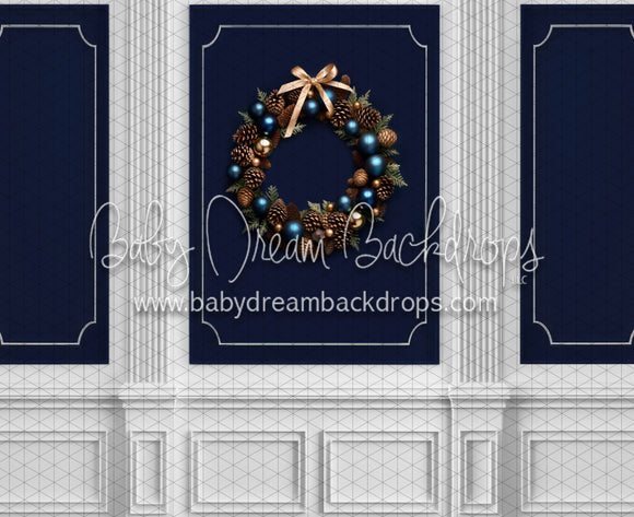 Majestic Wall Blue Wreath (JA)