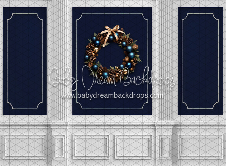 Majestic Wall Blue Wreath (JA)