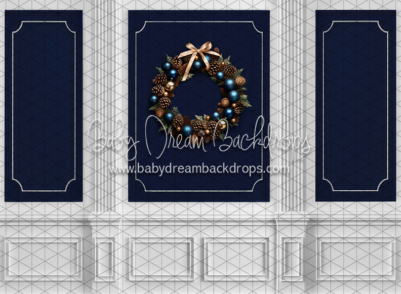 Majestic Wall Blue Wreath (JA)