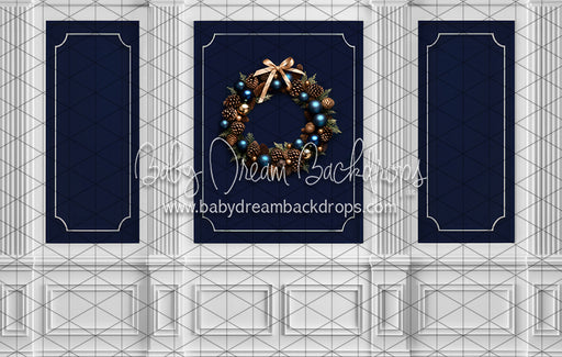 Majestic Wall Blue Wreath (JA)