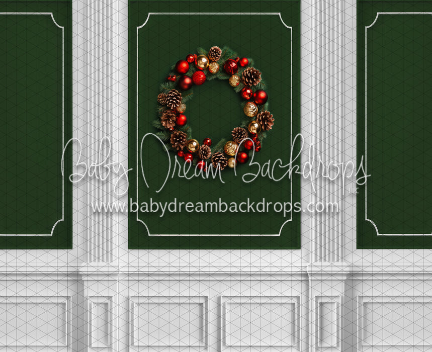 Majestic Wall Green Wreath (JA)