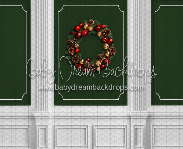 Majestic Wall Green Wreath (JA)