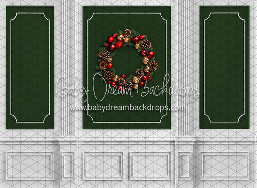 Majestic Wall Green Wreath (JA)