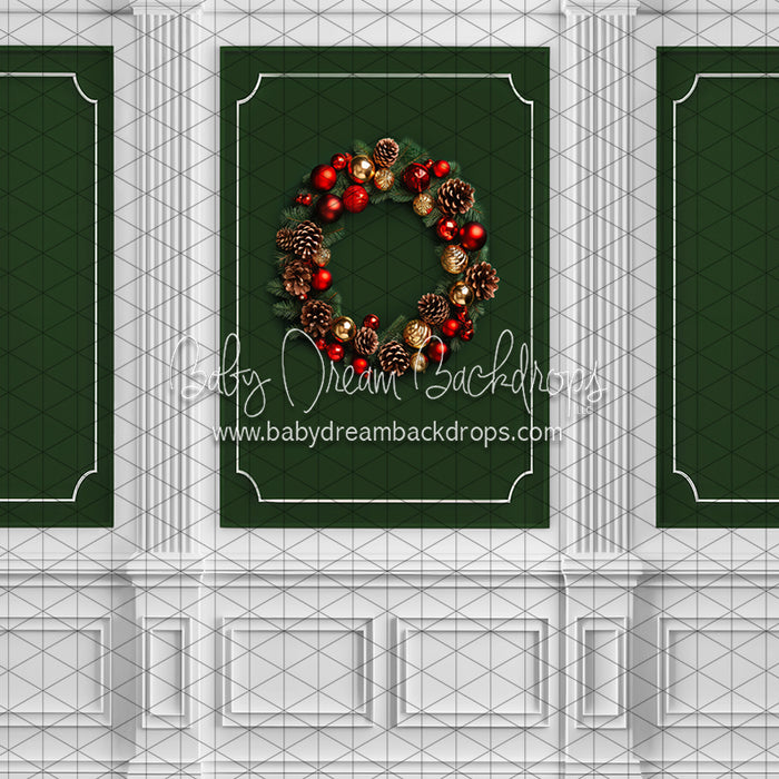 Majestic Wall Green Wreath (JA)