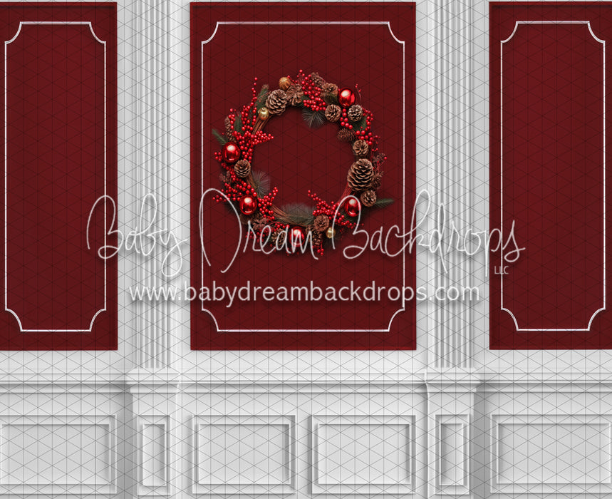 Majestic Wall Red Wreath (JA)