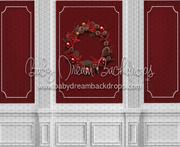 Majestic Wall Red Wreath (JA)