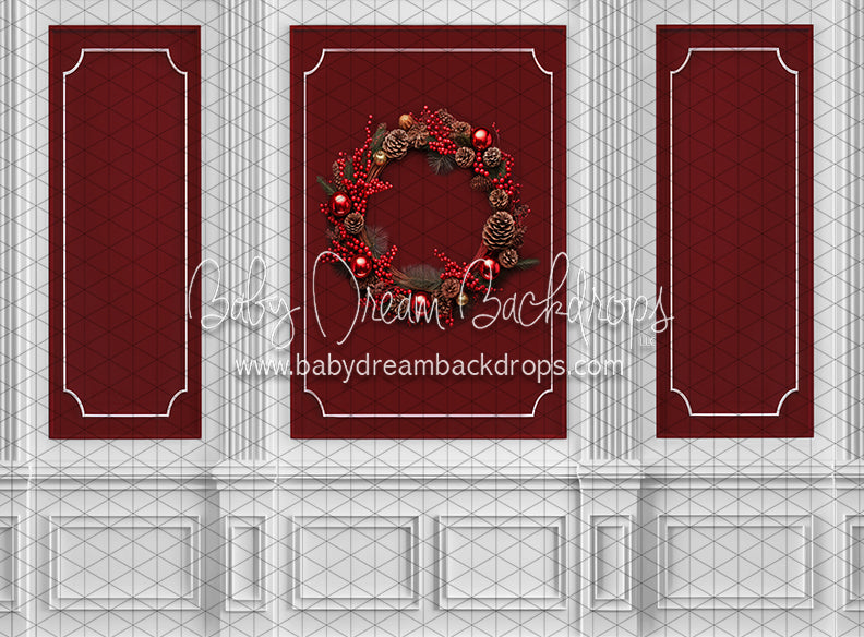 Majestic Wall Red Wreath (JA)