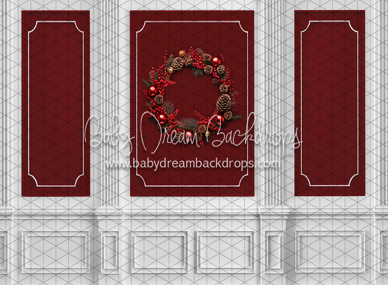 Majestic Wall Red Wreath (JA)