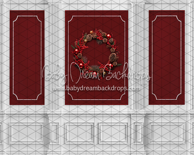 Majestic Wall Red Wreath (JA)