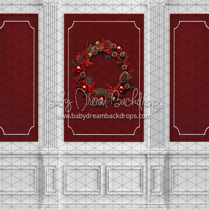 Majestic Wall Red Wreath (JA)