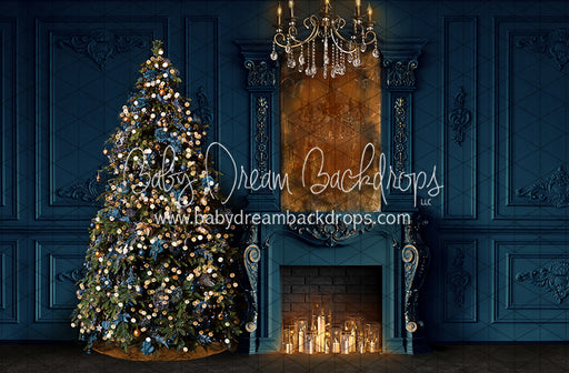 Majestic Blue Christmas (Tree Left) (CC)