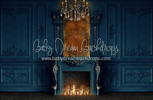 Majestic Blue Fireplace (CC)