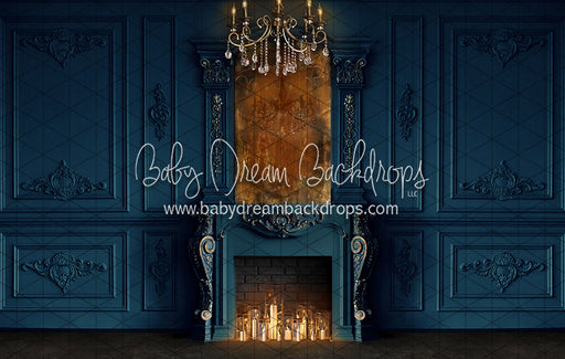 Majestic Blue Fireplace (CC)