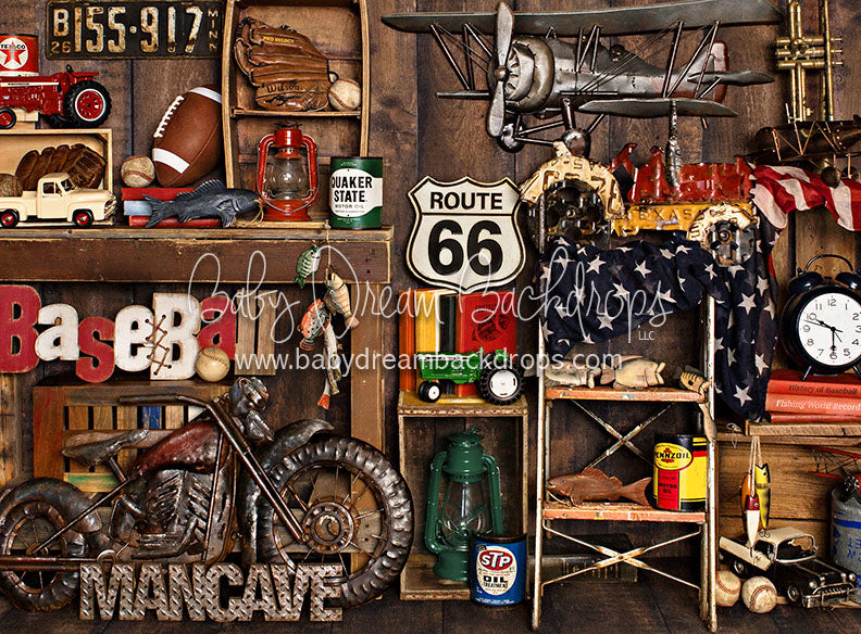 Man Cave — Baby Dream Backdrops