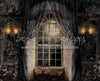 Mansion in the Moonlight Window (Black)