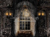 Mansion in the Moonlight Window (Black)