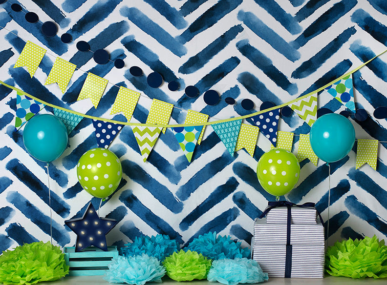 Mason (with balloons) - 60x80H -BS  