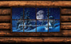 Cabin Traditions Window Santa - 5x8 - JA  
