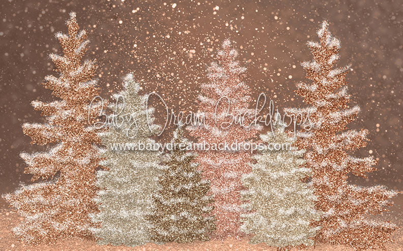 Glitter Forest Rose - 5x8 - CC  