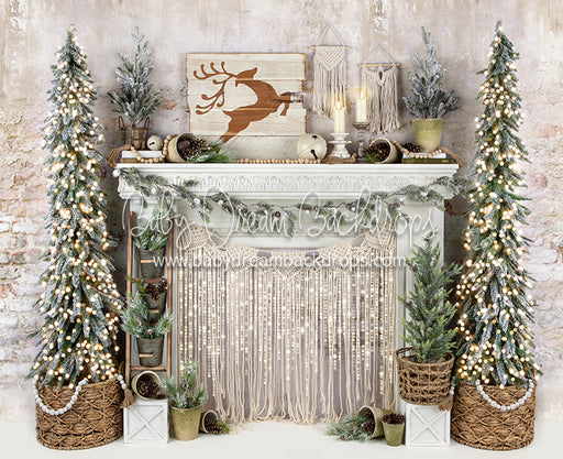 Merry Macrame Mantel Lights