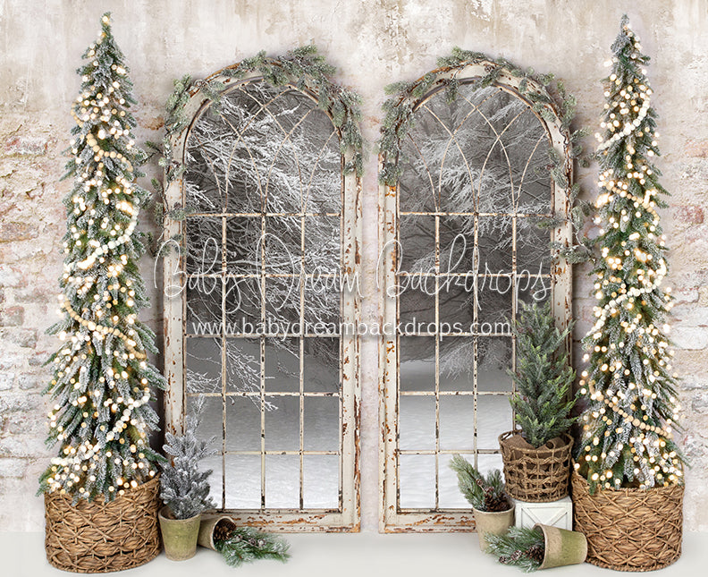 Merry Macrame Window Lights