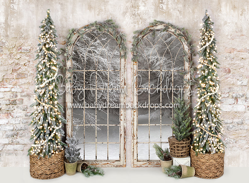 Merry Macrame Window Lights