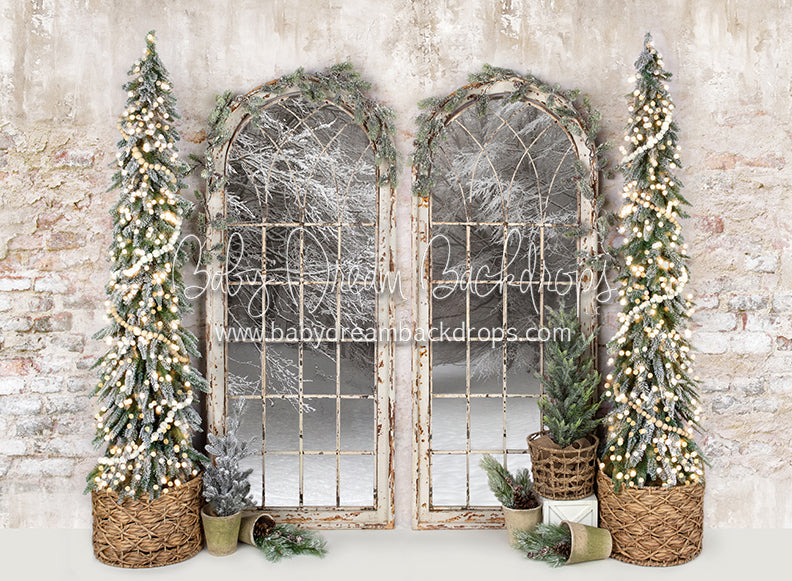 Merry Macrame Window Lights