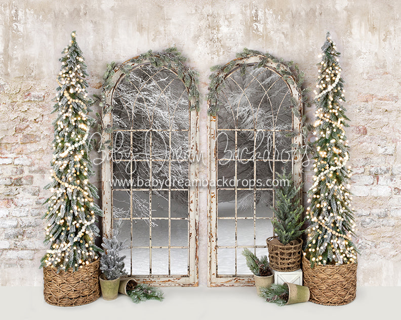 Merry Macrame Window Lights