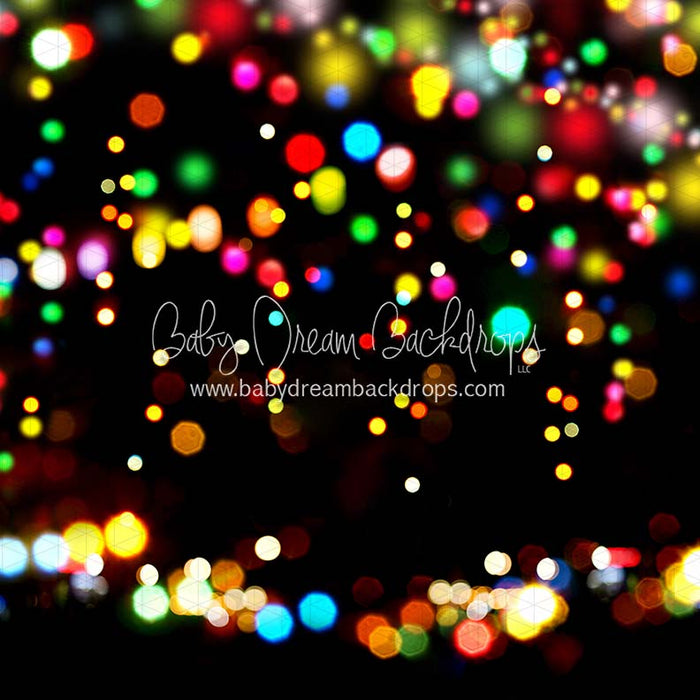 X Drop merry and bright lights