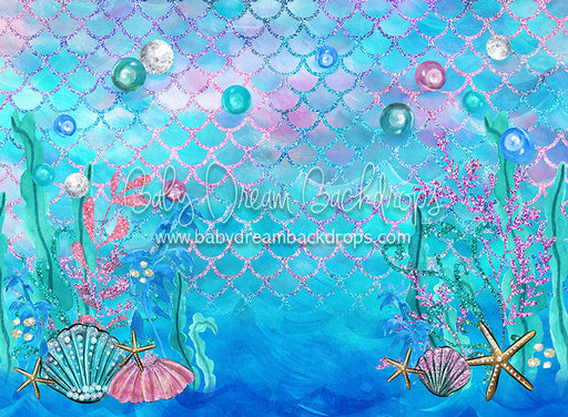 Merry Mermaid - 6x8 - CC  