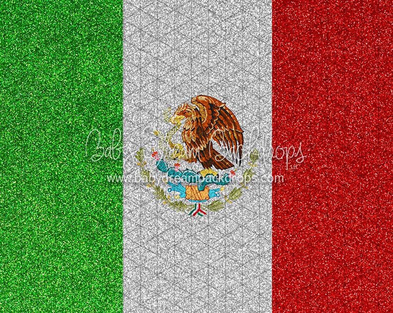 Mexico Flag Glitz