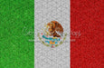 Mexico Flag Glitz
