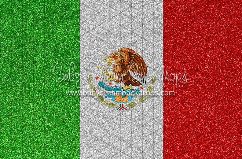Mexico Flag Glitz