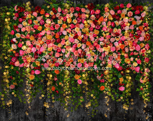 Midnight Floral Wall Lights