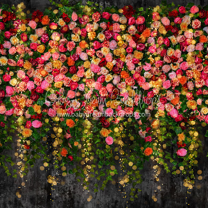 Midnight Floral Wall Lights