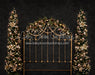 Midnight Holiday Pink Queen Headboard Trees (JA)