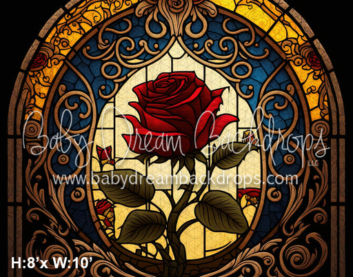 Midnight Stained Glass Rose (MD)