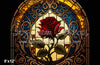 Midnight Stained Glass Rose (MD)