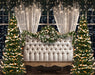 Midnight Twinkle White Queen Headboard Trees (JA)
