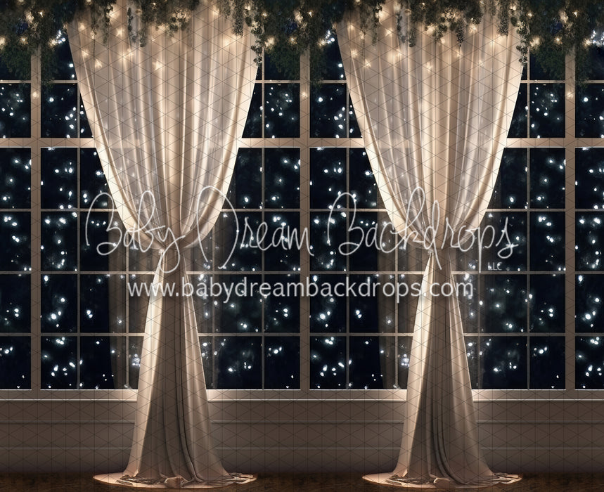 Midnight Window Midnight Twinkle Window (JA) — Baby Dream Backdrops