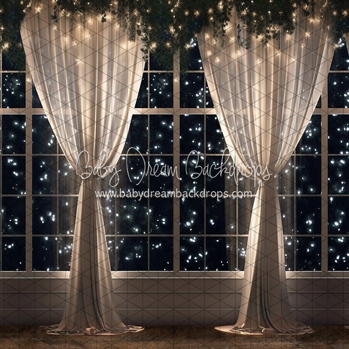 Midnight Window Midnight Twinkle Window (JA) — Baby Dream Backdrops